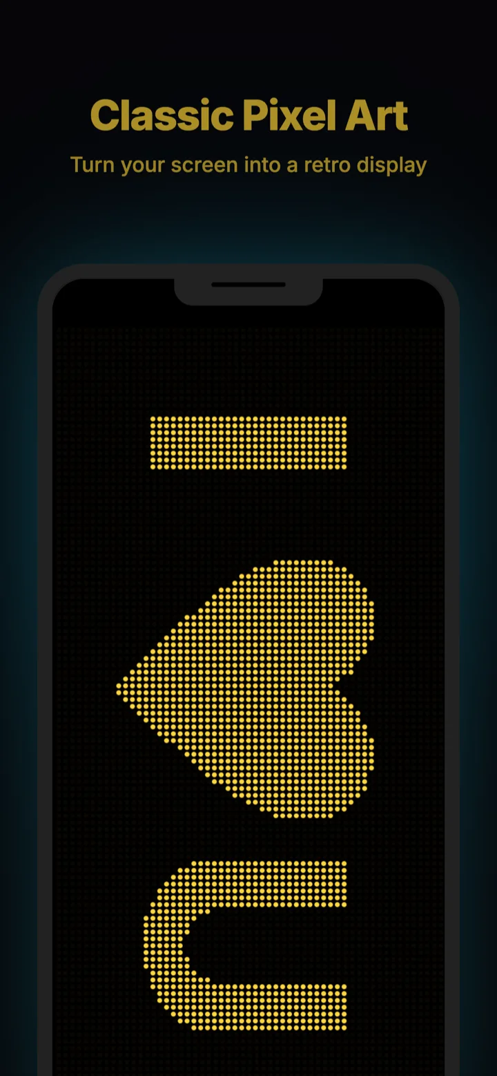 LED matrix rendering of a heart